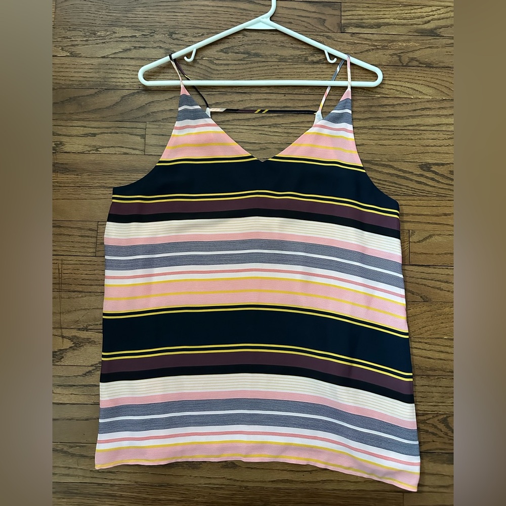 LOFT Multicolor Striped Camisole Top